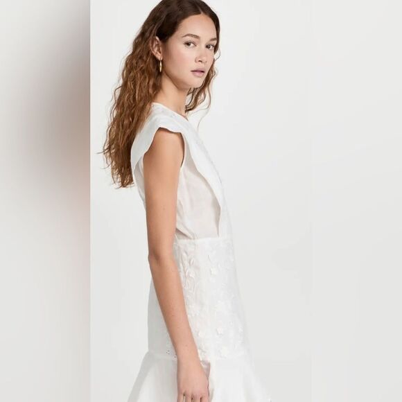 Veronica Beard Kerison Embroidered Minidress szie 8 - Picture 3 of 14